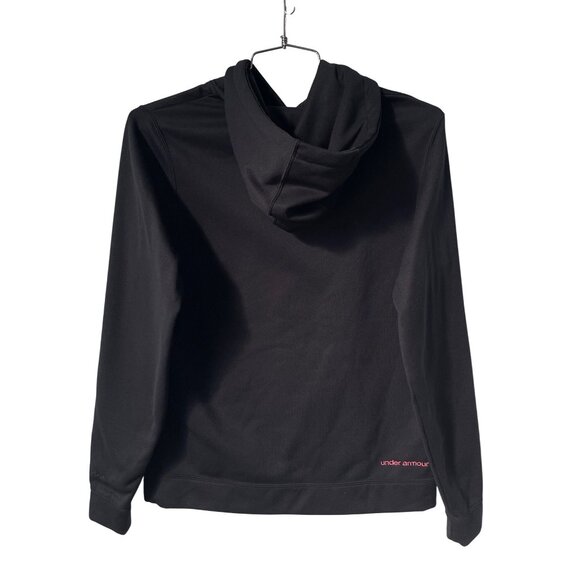 Under Armour Pullover Hoodie Size Medium Sweatshirt Black Pink Realtree Outdoor - Picture 2 of 7
